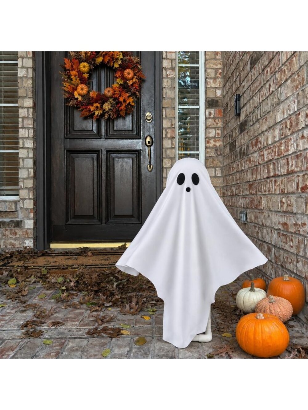 🎃 24 Inch Ghost Ted Halloween Inflatable Motion-Activated Voice Box - Picture 4 of 4